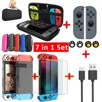 7 in 1 Hard Shell Case Set for Nintend Switch EVA Carrying Storage Bag Cover for Nitendo Switch Console Joycon Game Accessories Cases Covers