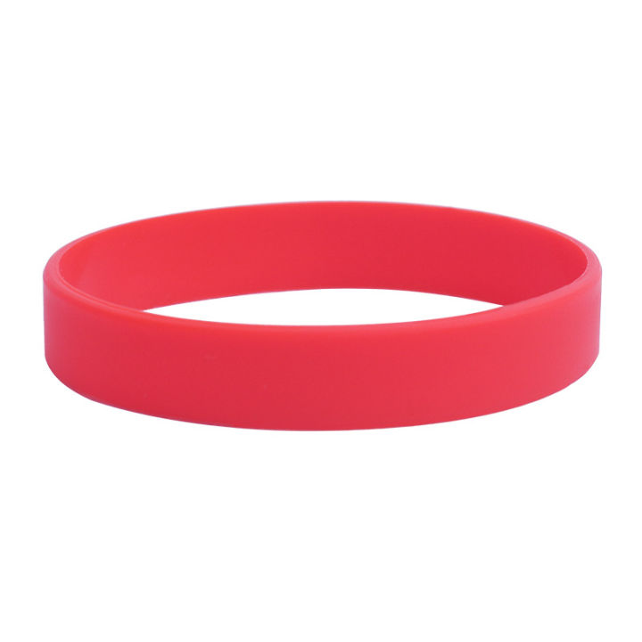 Wholesale Silicone Rubber Wristband Flexible Wrist Band Cuff Bracelet  Sports Casual Bangle For Women