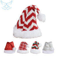 【Free Shipping】หมวกคริสต์มาส Merry Xmas Party Plush Warm Hats Thickened Warm Miniature Cap For Men Women