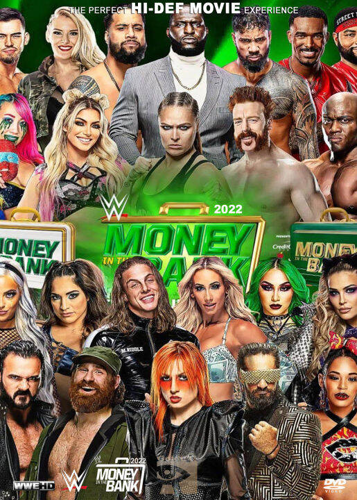 DVD WWE Money In The Bank 2022 PPV w9910 Lazada