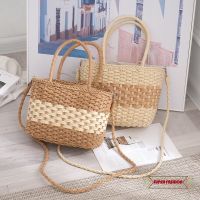 ?ส่งเร็วพิเศษ!? super fashion shop【Summer】bag fashion กระเป๋าสาน กระเป๋าผู้หญิง กระเป๋าสะพายข้าง   รุ่น D-1335