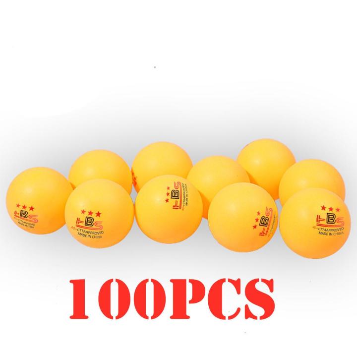 【Local Stock】 100 PCS 3 Stars Table Tennis Balls 40mm Olympic Ping Pong