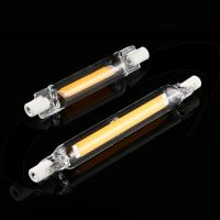 Dimmable Glass Tube J78 R7s 15W 78mm led light bulb J118 R7s cob lamp bulb 30W 118mm corn light AC 220-240V Replace Halogen lamp