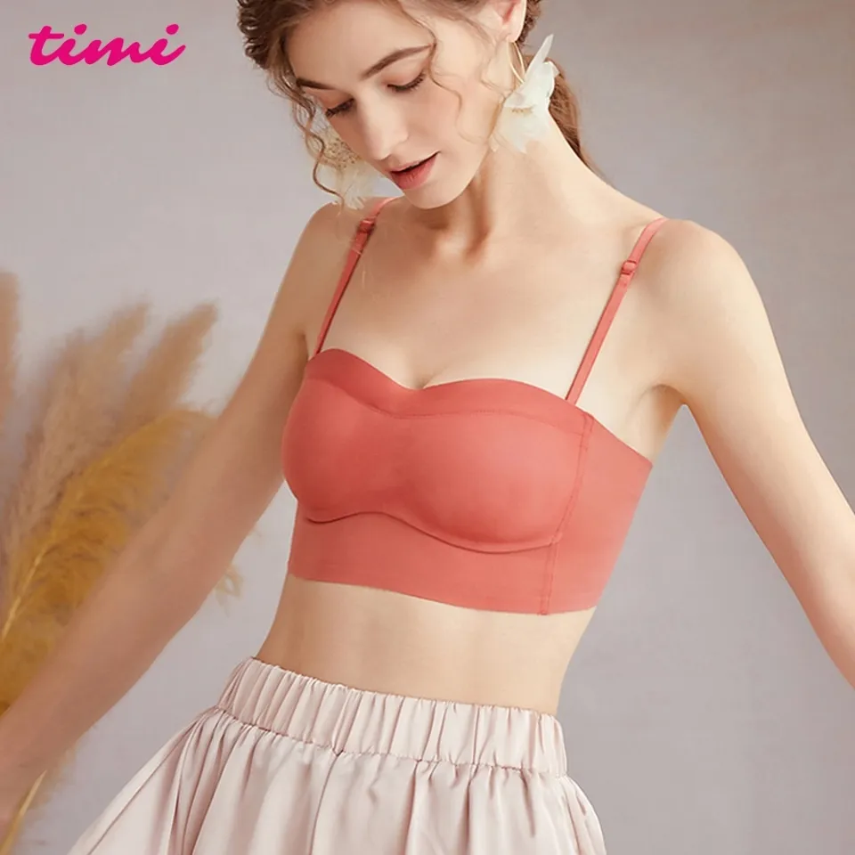 Timi 806 Seamless strapless ultra-thin no wire Women's tube top