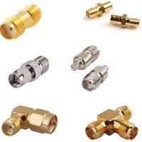 Nickel Plated Copper Connector RF Coax Adapter SMA Female To Ipx Female Socket Convertor