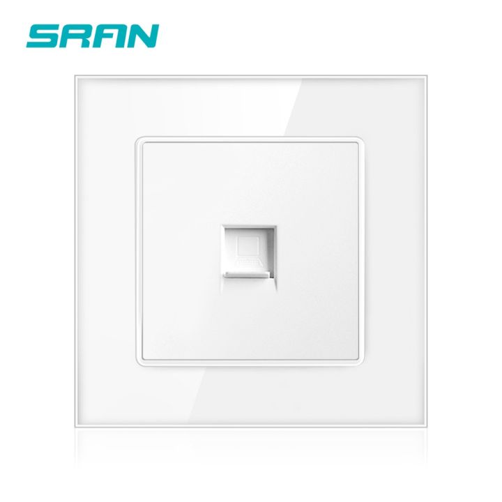 new-popular-sran-wall-internetcrystalpanel-86mm-x-86mm-อินเทอร์เฟซการ์ด-rj45fornetwork-สีดำ-a601-030b