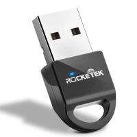 ROCKETEK CSR 4.0 A2DP ดองเกิล USB ตัวแปลงบลูทูธสำหรับคอมพิวเตอร์พีซีลำโพง O/ ตัวควบคุม Ps4/เครื่องส่งสัญญาณ