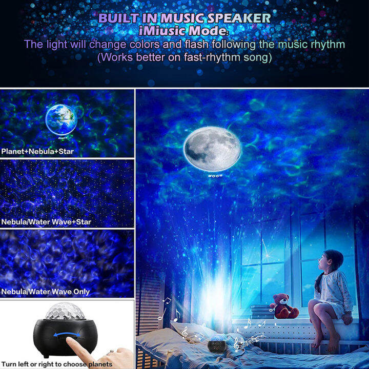 คลังสินค้าพร้อม-zir-mall-led-star-galaxy-projector-32โหมด10-planets-night-light-starry-sky-porjectors-ตกแต่งห้องนอนโคมไฟของขวัญสำหรับทารกผู้ใหญ่