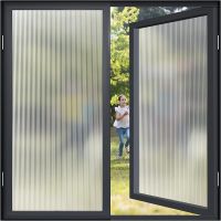 Window Privacy Film Frosted Glass Window Covers Non Adhesive Opaque Glass Film Removable Sun Blocking Decorative Window Stickers