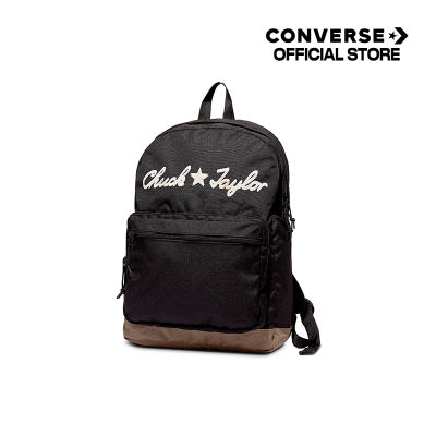 Converse กระเป๋าสะพาย Backpack คอนเวิร์ส GO 2 LARGE LOGO ผู้ชาย ผู้หญิง unisex สีดำ 10023805-A01 1623805ACOBKXX