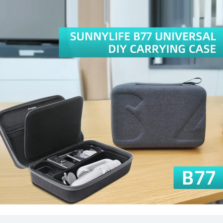 กระเป๋าถือเคสพกพาที่จัดเก็บ DIY แบบพกพาสำหรับ DJI OM5 GoPro กระเป๋า