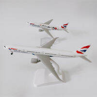 AIR British Airways โบอิ้ง777 B777สายการบิน Diecast เครื่องบินรุ่นเครื่องบิน W ล้อเครื่องบินของเล่นโลหะผสม16ซม. 19ซม. #007