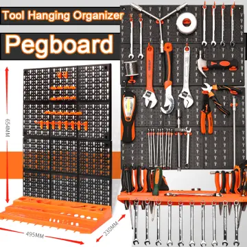 Wall-mounted Hardware Tool Hanging Board Tool Box