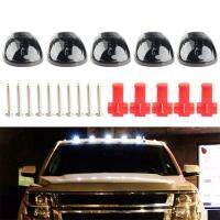 5Pcs 9 LED Amber Cab Marker หลังคาสำหรับ Ford F 150 F 350 1980-1997 Super Power รถกระบะรถบรรทุกโดมรถสัญญาณเมาส์หลอดไฟ