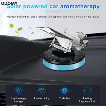 Rotating Solar Powered Car Aromatherapy Retro Turntable Phonograph