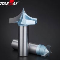 【CW】 Tideway Industrial Grade Woodworking Engraving Router Bits Chamfer V Wood Carving Bit Tungsten Trimming Milling Cutter