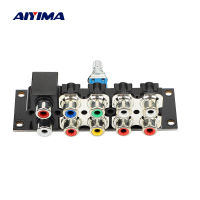 AIYIMA Audio Signal Switch Input Selection Board RCA 4 Ways Audio source Signal Relay Selector Switching Board for Home Theater