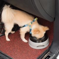 Pet Car borne Bowl Anti-slip Anti-splash Non-wet Mouth Floating Bowl Cat Dog Supplies Dog Drinking Bowl Dog Food Container