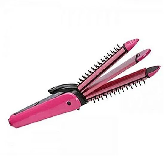 TONG'S Nova 3 in 1 Professional Hair Straightener + Hair Crimper + Hair  Curler (NHC-8890) (Pink/White) | Lazada PH