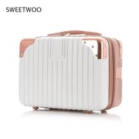 Hand luggage box Korean version 14 inch small lightweight small mini storage bag cute cosmetic case female travel case