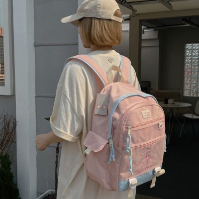 LOVEY SUMMER Sports Street Backpack Style Lightweight Female Large Capacity Student Travel School Bag