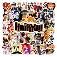 สติกเกอร์ไวนิล ลายอนิเมะ Haikyuu 50 ชิ้น แพ็ก