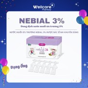 Nebial 3% Flaconcini- dung dịch nước muối ưu trương nhỏ giọt cho bé