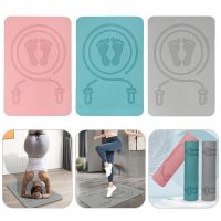 PE Fitness Yoga Mat Anti-Slip Pilates Gymnastics Mat Core Training Breathable Multifunctional Workout Fitnes for Home Gym Office