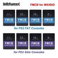 Bitfunx FMCB Card V1.966 and Fortuna for PS2 MX4SIO SIO2SD SD Card Adapter Installed OPL