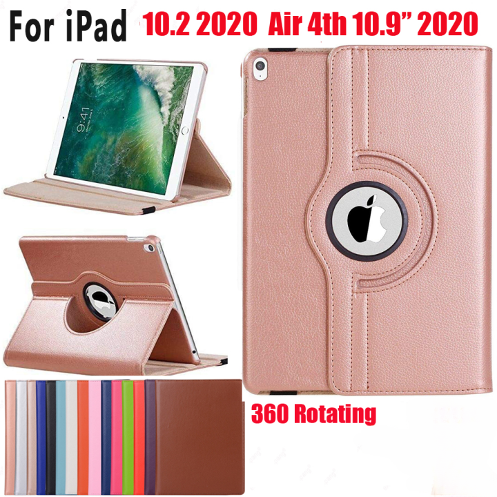 For iPad 8th 7th 10.2 Air 4 10.9 9.7 11 Magnetic PU Leather Smart Cover  Case
