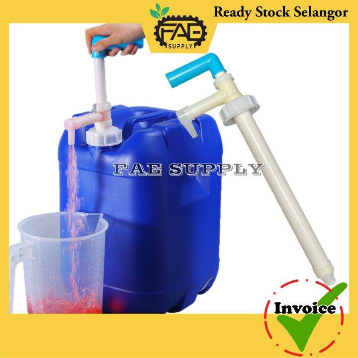 Hand water pump manual jerry can 25L Pump Air Tangan tong air 25L Lazada