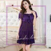 ใหม่ล่าสุด LindaGalz LINGERIE SEXY BIGSIZE/SEXY Nightgown/LINGERIE COSPLAY LINGERI SET 2 IN 1 1238 aw