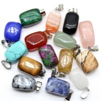 36pcs/lot Bulk Wholesale Irregular Natural Crystal Quartz Stone Pendant For Jewelry Making Necklace Healing Chakra Pendants DIY