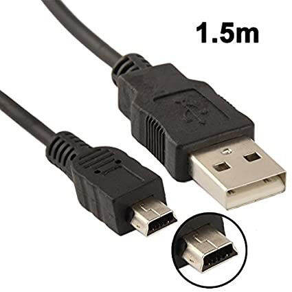 USB 2.0 1.5m AM To Mini-B 5 Pin Cable | Lazada PH