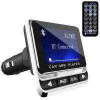 FM12B 1 44นิ้ว LCD Bluetooth รถเครื่องเล่น MP3แฮนด์ฟรีเครื่องส่งสัญญาณ FM ไร้สายอะแดปเตอร์วิทยุ USB Car Charger รีโมทคอนล