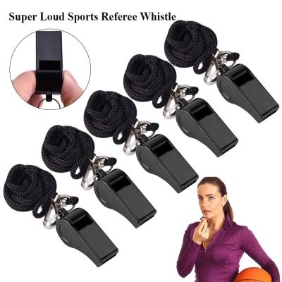 Sport Rugby Party Training School Soccer Football Basketball Cheerleading Tool Black Whistle ABS Whistles Cheerleaders Survival kits