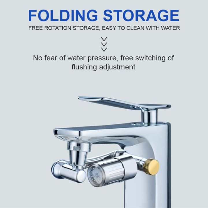 1440-rotating-faucet-extender-metal-copper-luminous-faucet-robot-arm-foam-nozzle-sprayer-kitchen-water-saving-filter