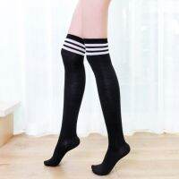 【CC】♙  Striped Socks Over Knee Thigh The Stockings Ladies