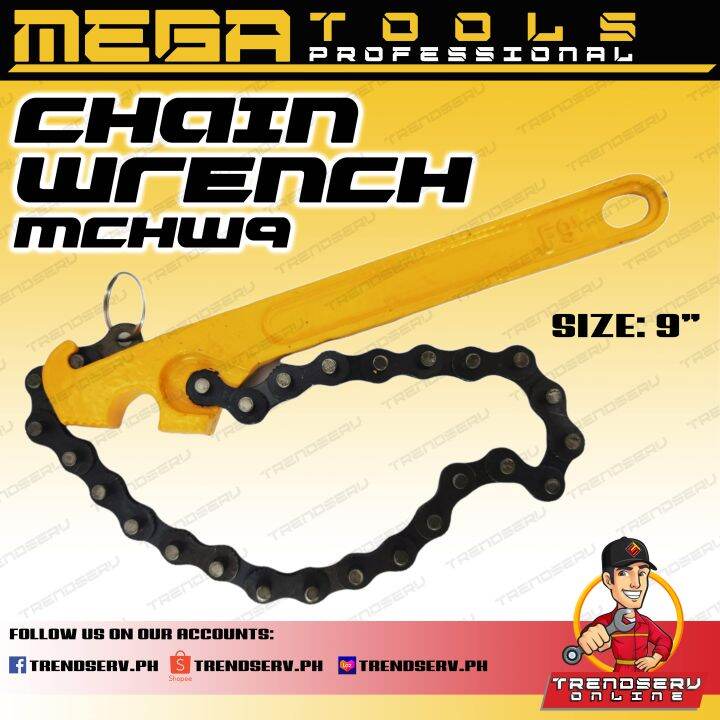 MEGA Chain Wrench (MCHW9) (TRENDSERV) Lazada PH