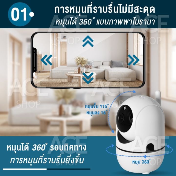 ราคาถูกที่สุด-ลดราคา30-กล้องวงจรปิด-การจับภาพเคลื่อนไหวตัวเอง-ip-camera-กล้องวงจรปิด-960p-รุ่น-4219-ดูผ่านมือถือได้-app-ycc365-ของขวัญ-sale