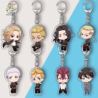 QIXING Ken Chibi คอลเลกชั่นที่ใส่กุญแจแฟนๆของสะสมเครื่องประดับการ์ตูนคอลเลกชันเครื่องประดับพวงกุญแจอะคริลิคจี้พวงกุญแจพวงกุญแจคอสเพลย์อนิเมะโตเกียว