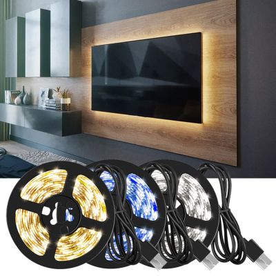 5M USB Led Strip Lights Aesthetic Room Decor Christmas Decoration Bedroom Closets Kitchen TV Ambient Ring Light Neon Wall Lamps LED Strip Lighting