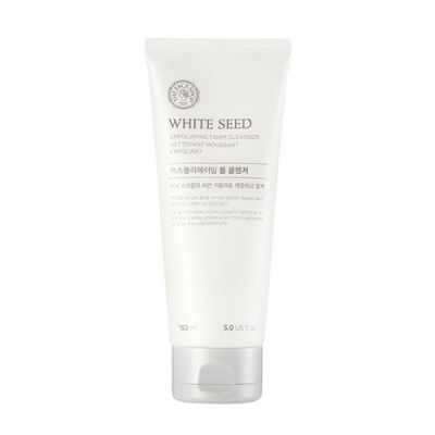 หมดอายุ 1/2026 WHITE SEED EXFOLIATING FOAM CLEANSER ขนาด 150 ml