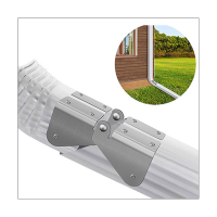 Gutter Extension Hinge, Downspout Extension Flip-Up Hinge, Easy Installation Any Size Rectangle or Square Downspout