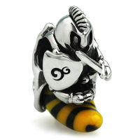 บีดเงิน Big Fat Killer Bee OHM Beads Silver 925 Charm