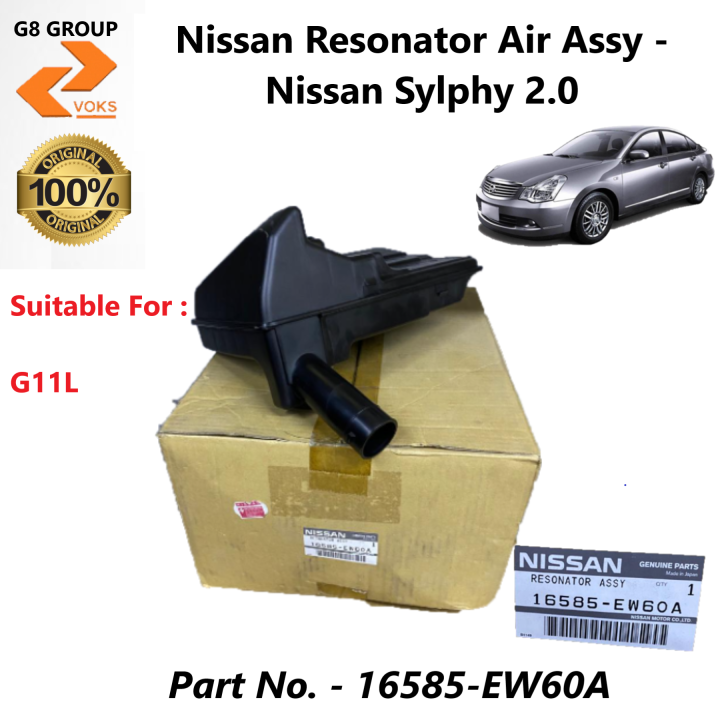 Nissan Resonator Air Assy Nissan Sylphy 2.0 ( 16585EW60A ) Lazada