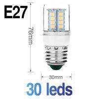 โคมไฟ LED พลังงานสปอตไลท์ LED 72ดวง E14 SMD5730ห้องโคมไฟ LED รูปโคมระย้า LED ข้าวโพดสำหรับห้องนั่งเล่น220V 89LED 30 E27 56 36ประหยัดไฟสำหรับหลอดไฟ