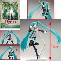 15cm Hatsune Miku Anime Figure Figma Standing Posture Manga Statue Pvc Action Figure Collectible Model Toys Doll Decoration Gift