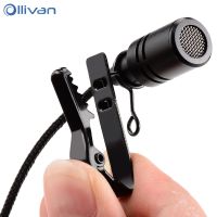 《Miss you electronic》 Ollivan OmnidirectionalMicrophone 3.5MmLavalier Tie Clip MicrophoneAudio Mic ForLaptopPhoneMicrophone Accessories