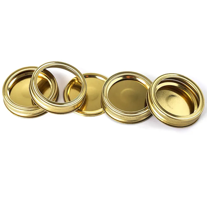 UG 🔥Ready Stock Canning Lid Regular Mouth Mason Jar Lid And Bands